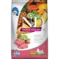 N&D TROPICAL SELECTION Dog Pork Adult Mini 5 kg - Granule pro psy