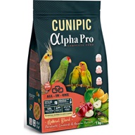 Cunipic Alpha Pro Natural Blend střední papoušek 1 kg - Krmivo