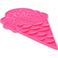 Flamingo Bubu Pink lízací podložka 40 cm - Misky a příslušenství