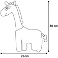 Flamingo Saffia Giraffe with Rope - Hračky pro psy