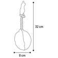 Flamingo Swa Rugby with Rope - Hračky pro psy