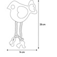 Flamingo Swa Bird with Rope - Hračky pro psy
