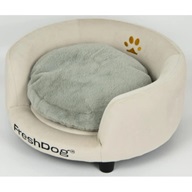 Fresh Dog Cream Velvet pohovka 51 cm - Pelíšky pro psy, pelech pro psa