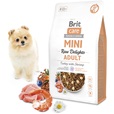 Brit Care Mini Raw Delights Adult Turkey with Shrimp 2 kg - Granule pro psy
