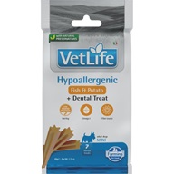 Vet Life Dog Dental Treat Hypoallergenic Fish & Potato Adult Mini 60 g - Dentální pamlsky