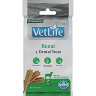 Vet Life Dog Dental Treat Renal Adult Medium & Maxi 100 g - Dentální pamlsky