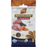 N&D BROWN Dog Dental Treat Lamb Medium & Maxi 100 g - Dentální pamlsky