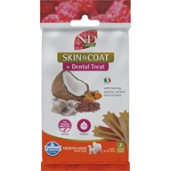 N&D QUINOA Dog Skin & Coat Dental Treat Herring Medium & Maxi 100 g - Dentální pamlsky