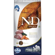 N&D BROWN Dog Lamb Adult Medium & Maxi 7 kg - Granule pro psy