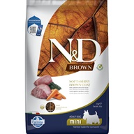 N&D BROWN Dog Lamb Adult Mini 5 kg - Granule pro psy