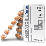 VetaPro Hepatosil forte 30 tablet - Rekonvalescence