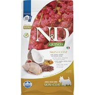 N&D QUINOA Dog Skin & Coat Quail Adult Mini 2,5 kg - Granule pro psy