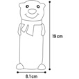 Flamingo Sjaru Bear mix - Hračky pro psy