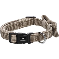 Flamingo Herbert obojek světle hnědý 1,5 × 35–50 cm - Obojky na plastovou přezku