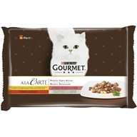 Gourmet A la Carte Recepty šéfkuchaře 4 × 85 g - Kapsičky pro kočky