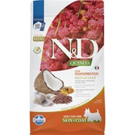 N&D QUINOA Dog Skin & Coat Herring Adult Mini 2,5 kg - Granule pro psy