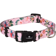 Flamingo Samar obojek růžový 2 × 40–55 cm - Obojky na plastovou přezku