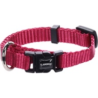 Flamingo Ziggi obojek vínový 1 × 15–25 cm - Obojky na plastovou přezku