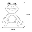 Flamingo Clora Frog - Hračky pro psy