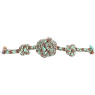 Flamingo Riva Knotted Ball & Cord with 2 Knots - Hračky pro psy