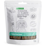 Nature’s Protection Superior Care White Dogs Adult Daily Oral Care 150 g - Dentální pamlsky