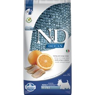 N&D OCEAN Dog Herring Adult Mini 7 kg - Granule pro psy