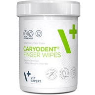 VetExpert Caryodent Finger Wipes 50 ks - Doplňky výživy, zubní péče
