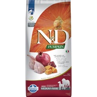 N&D PUMPKIN Dog Quail Adult Medium & Maxi 12 kg - Granule pro psy