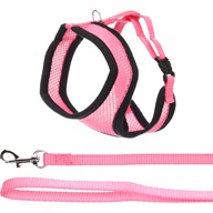 Flamingo Harms postroj s vodítkem 36–48 cm růžový - Obojky a postroje