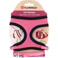 Flamingo Harms postroj s vodítkem 36–48 cm růžový - Obojky a postroje