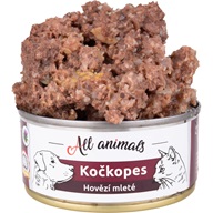 ALL ANIMALS Kočkopes Hovězí mleté 100 g - Konzervy pro psy