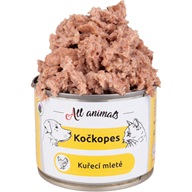 ALL ANIMALS Kočkopes Kuřecí mleté 200 g - Konzervy pro kočky