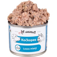 ALL ANIMALS Kočkopes Losos mletý 200 g - Konzervy pro psy