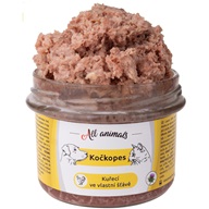 ALL ANIMALS Kočkopes Kuřecí ve vlastní šťávě 200 g   - Konzervy pro psy