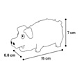 Flamingo Freckles Pig S mix barev - Hračky pro psy