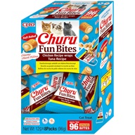 Inaba Churu Fun Bites Cat Snack kuře & tuňák 96 g - Pamlsky pro kočky