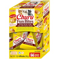 Inaba Churu Fun Bites Cat Snack tuňák & sýr 96 g - Pamlsky pro kočky