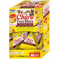 Inaba Churu Fun Bites Dog Snack kuře & sýr 96 g - Pamlsky pro psy