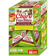 Inaba Churu Fun Bites Dog Snack kuře & dýně 96 g - Pamlsky pro psy