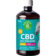 Zelená země CBD olej pro koně Extra 500 ml - Kůň