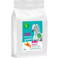 Zelená země CBD pamlsek pro koně s mrkví 500 g - Pamlsky pro koně