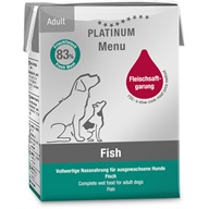 Platinum Menu Adult Fish 185 g - Konzervy pro psy