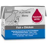Platinum Menu Adult Fish + Chicken 90 g - Konzervy pro psy