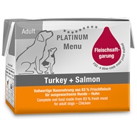 Platinum Menu Adult Turkey + Salmon 90 g - Konzervy pro psy