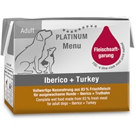 Platinum Menu Adult Iberico + Turkey 90 g - Konzervy pro psy