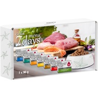 Platinum Menu Adult 7days 7 × 90 g - Konzervy pro psy