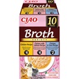 Inaba Ciao Broth kuře, losos & tuňák multipack 10 × 40 g - Konzervy pro kočky
