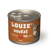 Louie pro kočky hovězí 200 g - Konzervy pro kočky