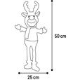 Flamingo Jeffra Christmas Reindeer - Hračky pro psy
