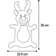 Flamingo Jeffro Christmas Reindeer - Hračky pro psy